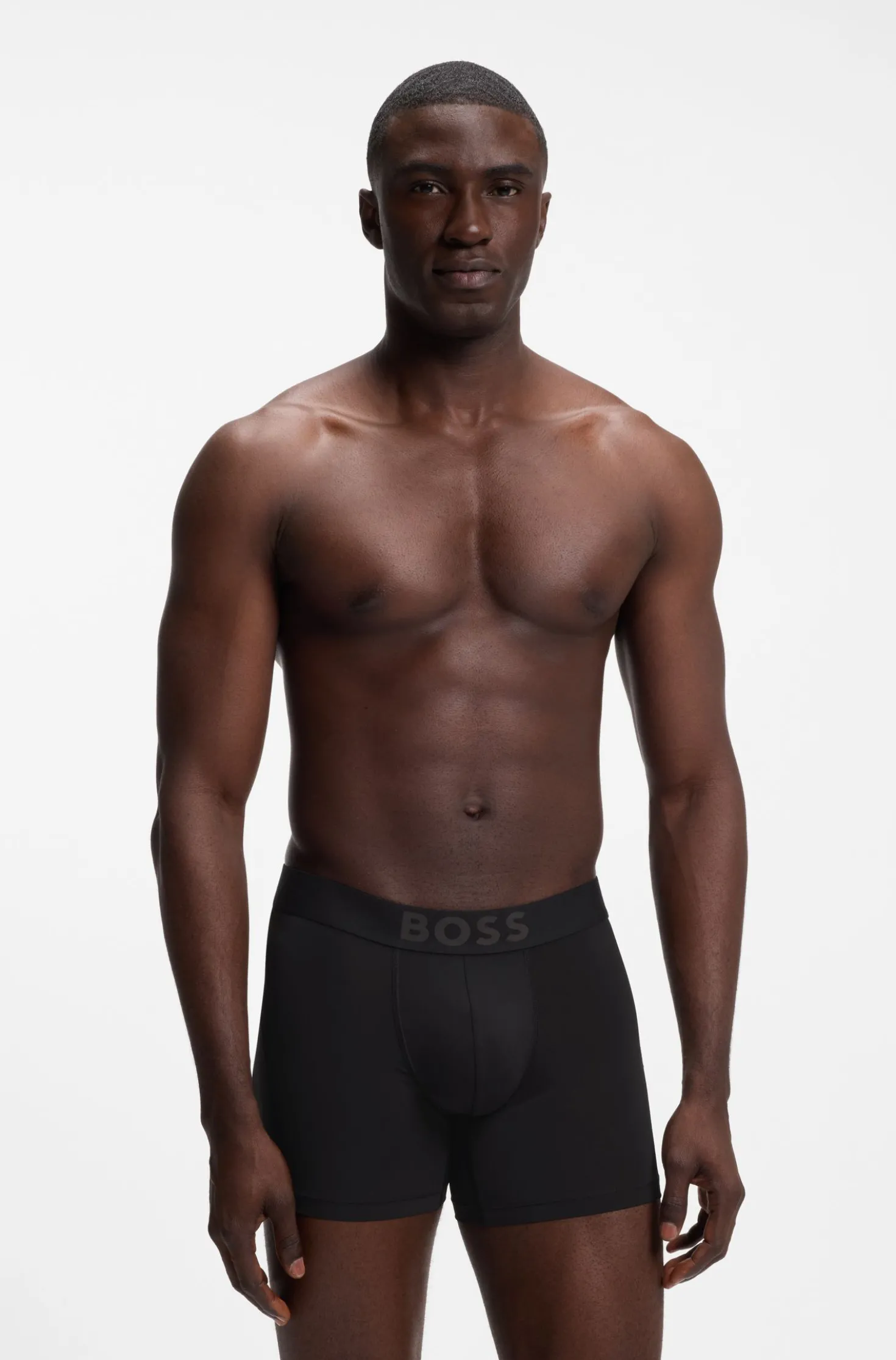 Active Dreierpack eng anliegende Boxershorts aus Mikrofaser mit Mesh-Einsätzen