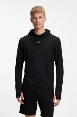 Active Hoodie mit Daumenlöchern und Feuchtigkeitsmanagement