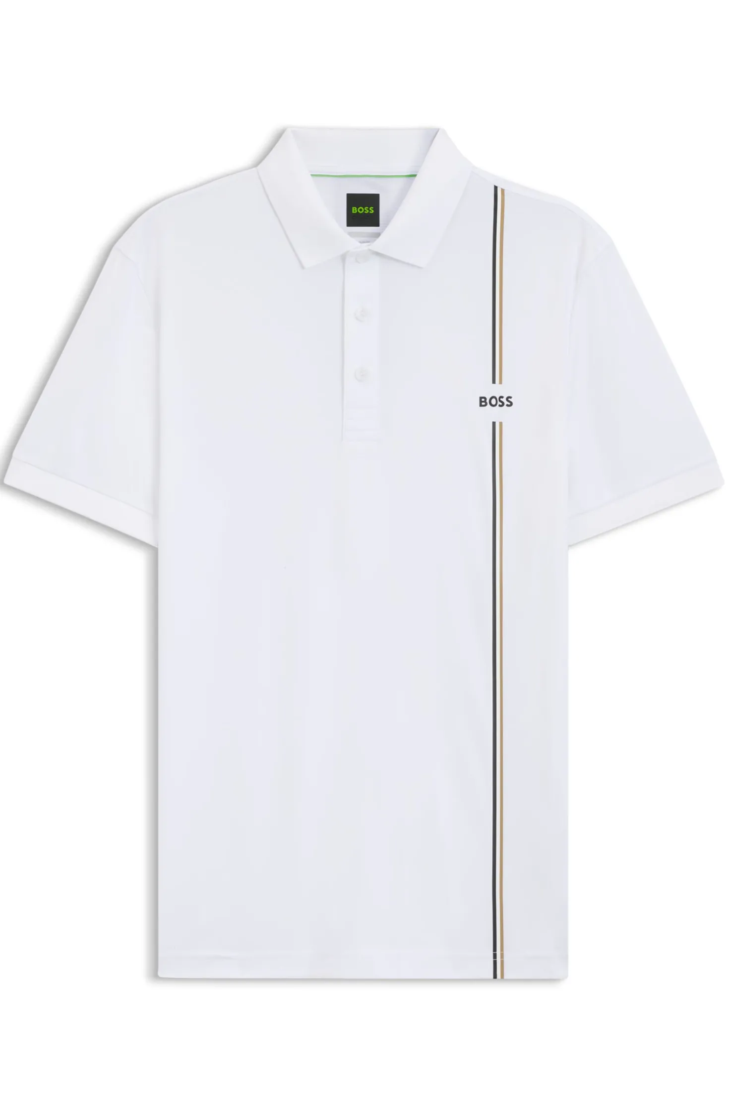 Active schnell trocknendes Poloshirt mit Signature-Streifen