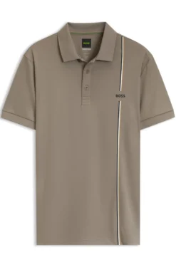 Active schnell trocknendes Poloshirt mit Signature-Streifen