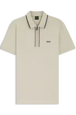 Active Slim-Fit Poloshirt aus feuchtigkeitsregulierender Stretch-Baumwolle