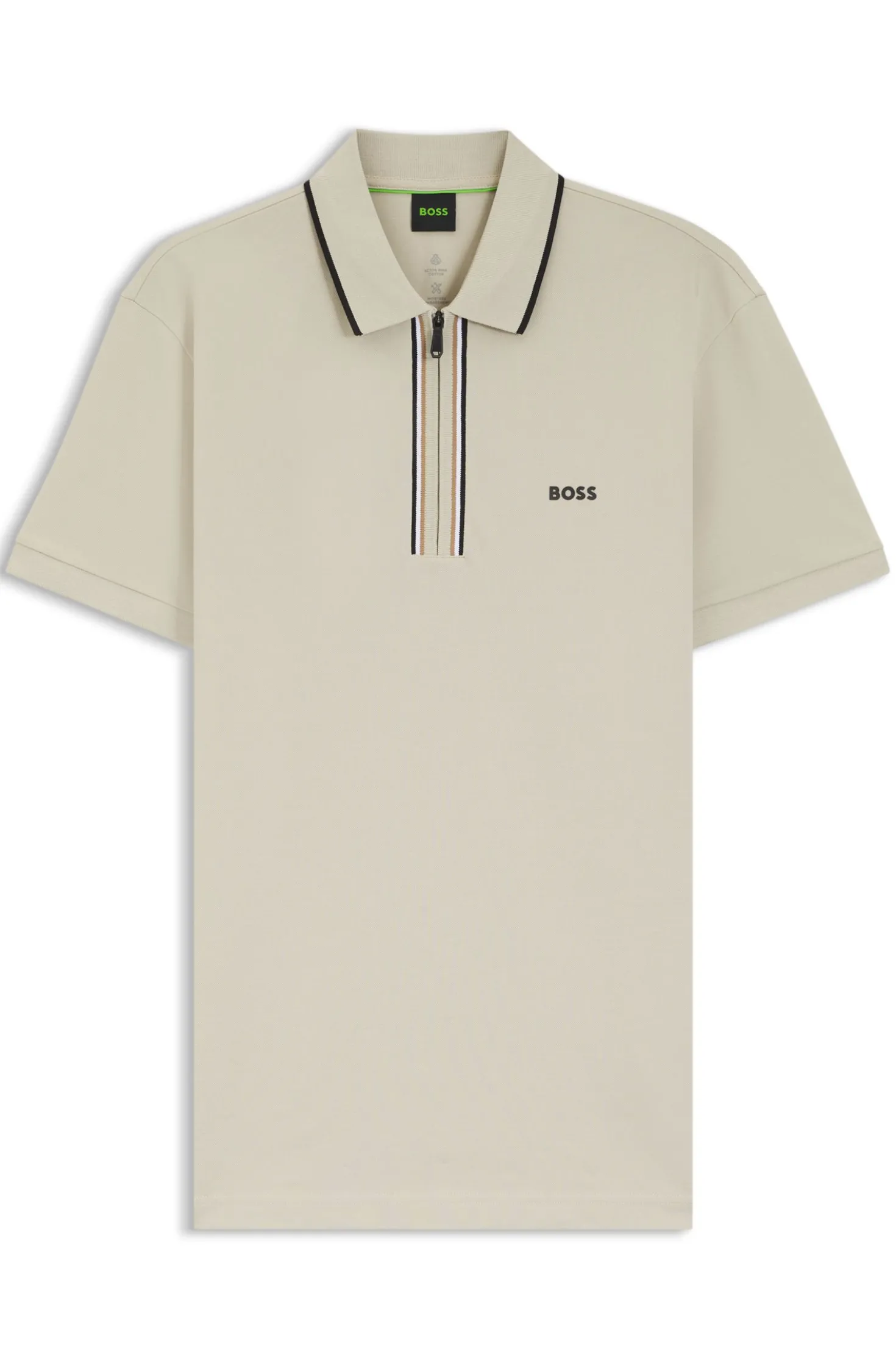 Active Slim-Fit Poloshirt aus feuchtigkeitsregulierender Stretch-Baumwolle