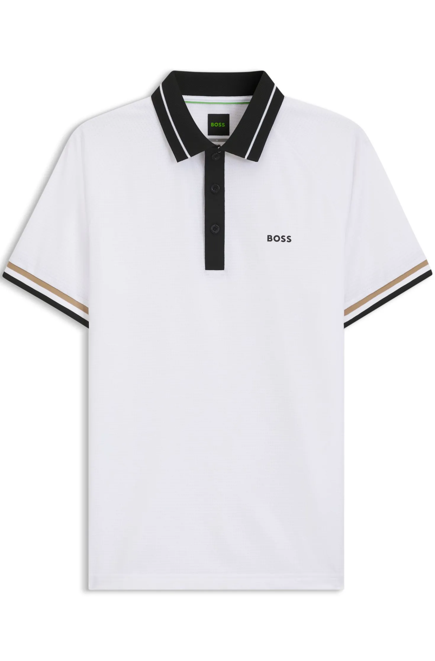 Active Slim-Fit Poloshirt mit Logo-Details