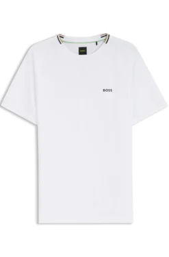 Active T-Shirt aus feuchtigkeitsableitendem Gewebe mit Tennisball-Prägung
