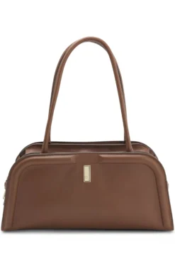 Ariell Bowling-Tasche aus Leder mit Double-B-Monogramm
