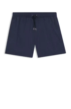 Badeshorts mit Allover-Monogramm-Print
