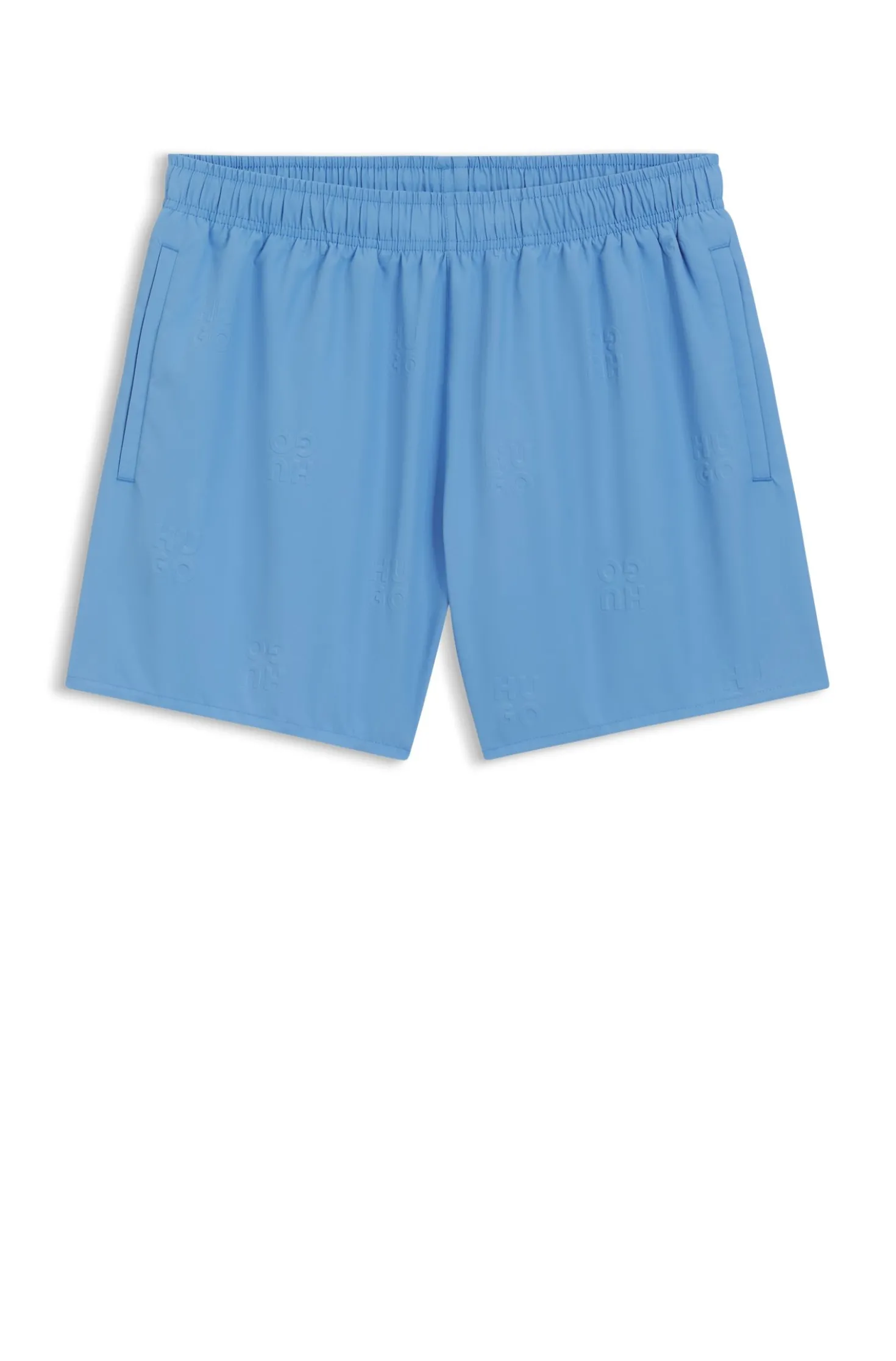 Badeshorts mit durchgehenden Stack-Logos