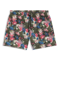 Badeshorts mit durchgehendem Print
