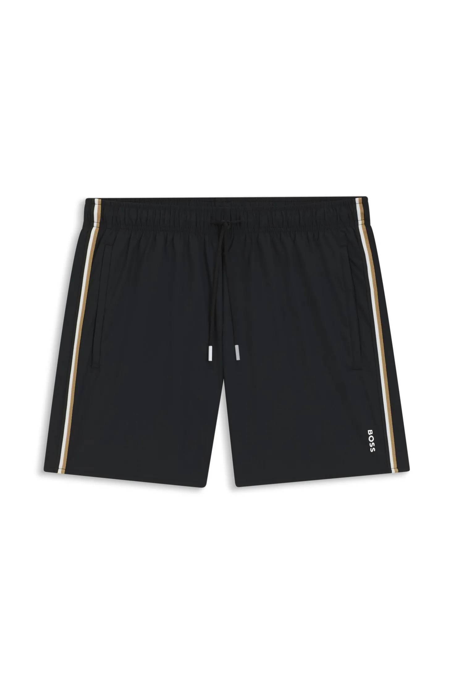 Badeshorts mit Signature-Streifen und Logo