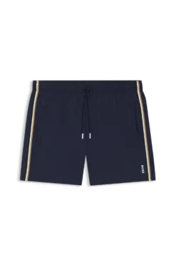 Badeshorts mit Signature-Streifen und Logo