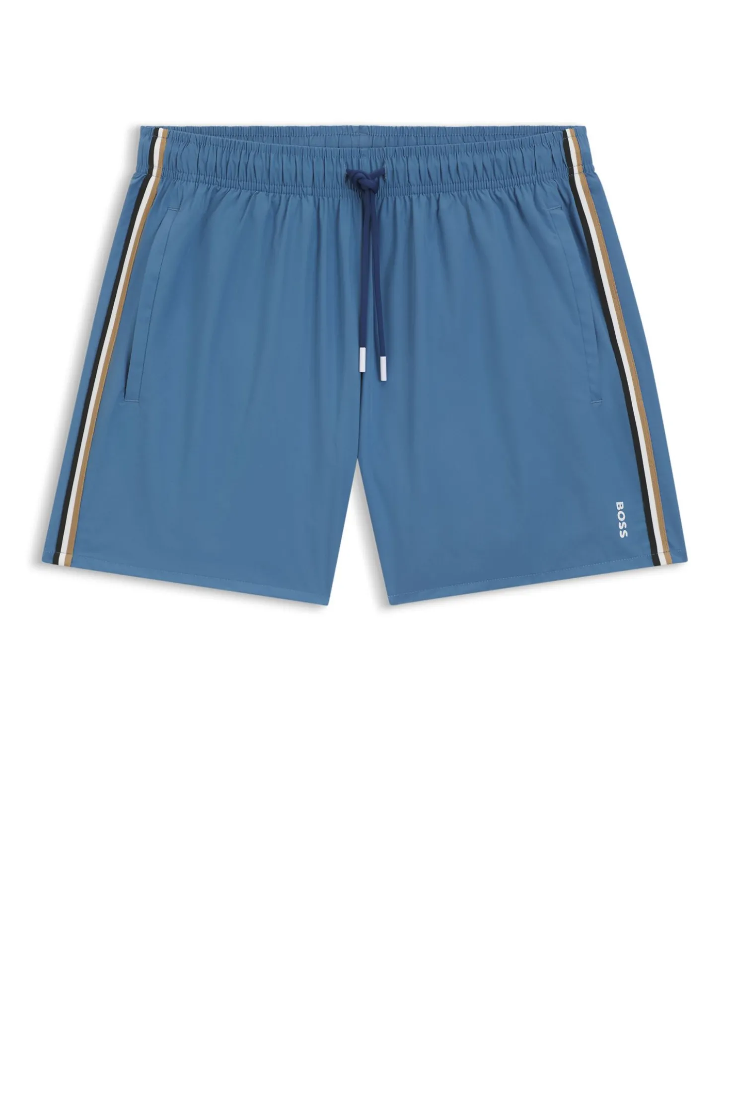 Badeshorts mit Signature-Streifen und Logo