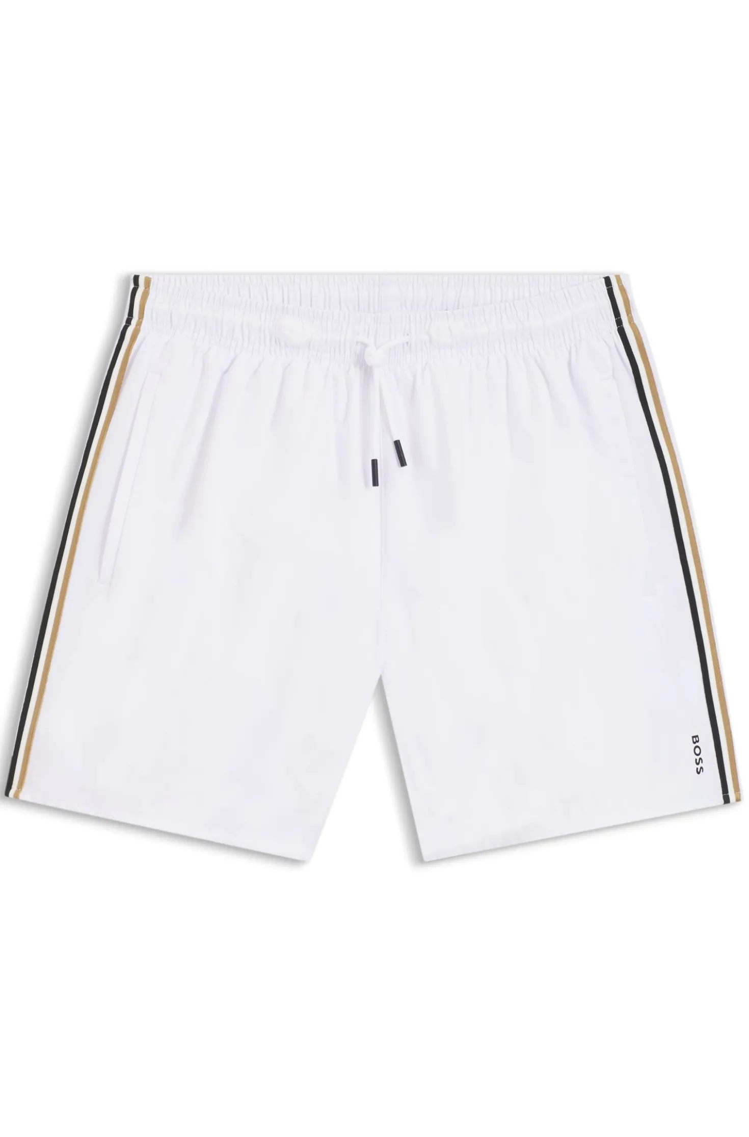 Badeshorts mit Signature-Streifen und Logo