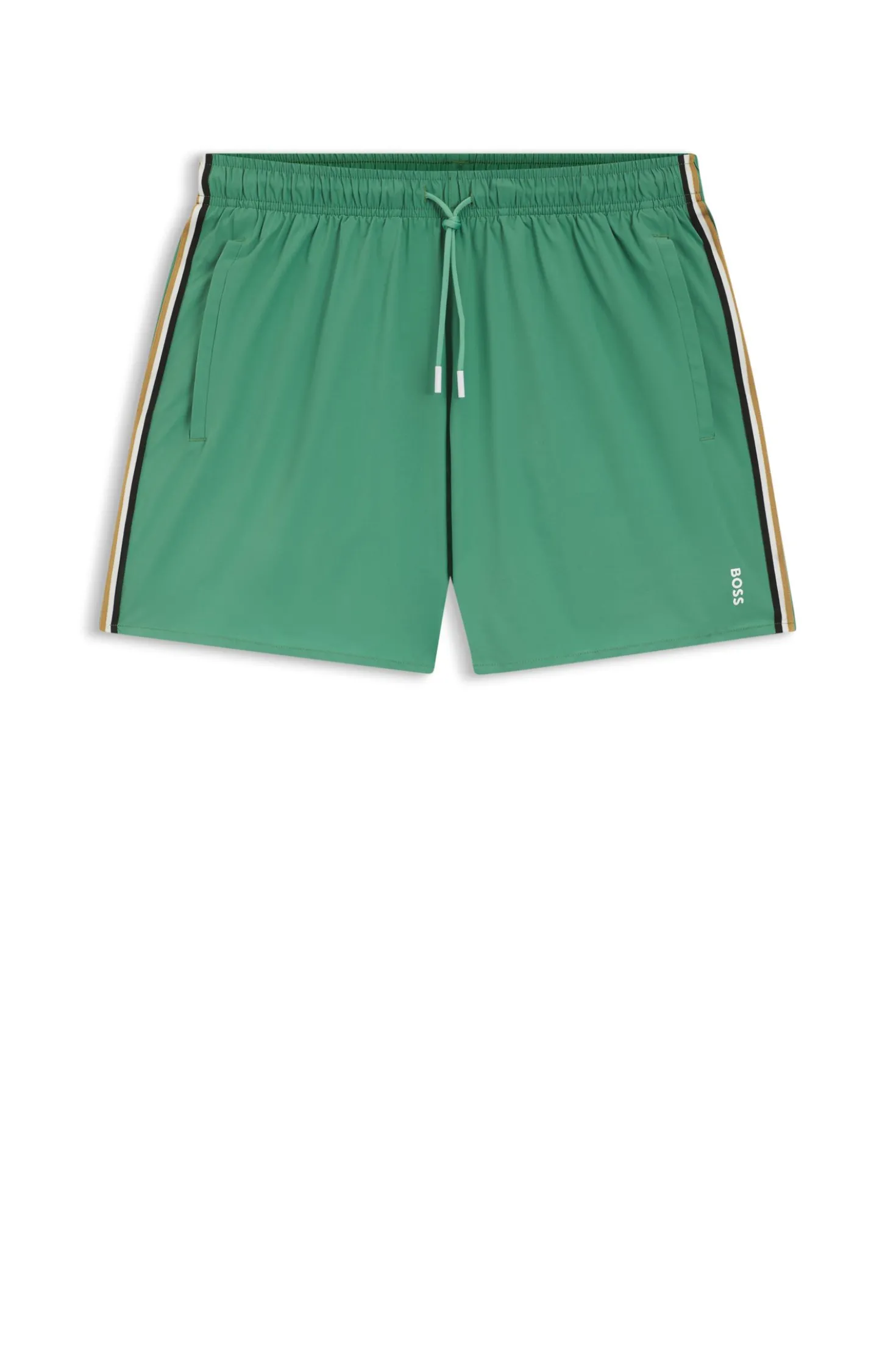Badeshorts mit Signature-Streifen und Logo