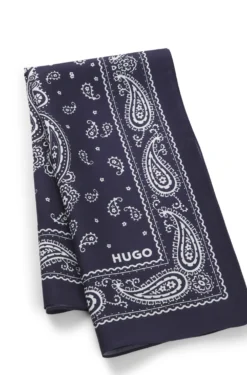 Bandana mit Paisley-Print aus Viskose-Mix mit Seide
