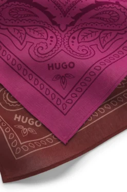 Bandanas aus bedruckter Baumwoll-Popeline im Zweier-Pack