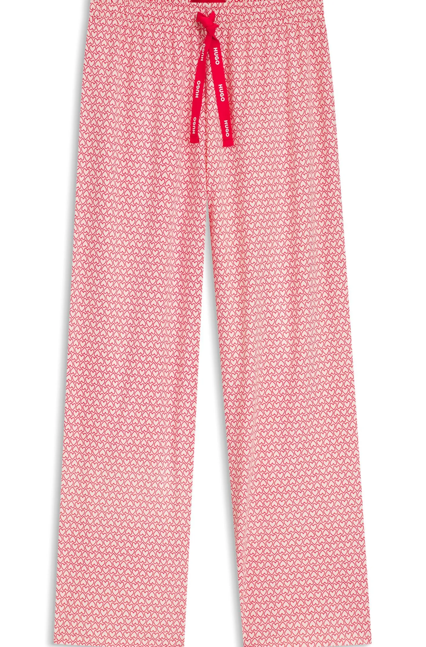Bedruckte Pyjama-Hose aus Stretch-Modal und Baumwolle