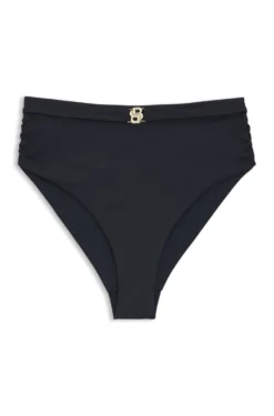 Bikinihose mit hohem Bund und Double-B-Monogramm