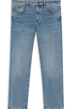 Blaue Slim-Fit Jeans aus Performance-Stretch-Denim