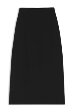 Bleistiftrock aus Stretch-Twill