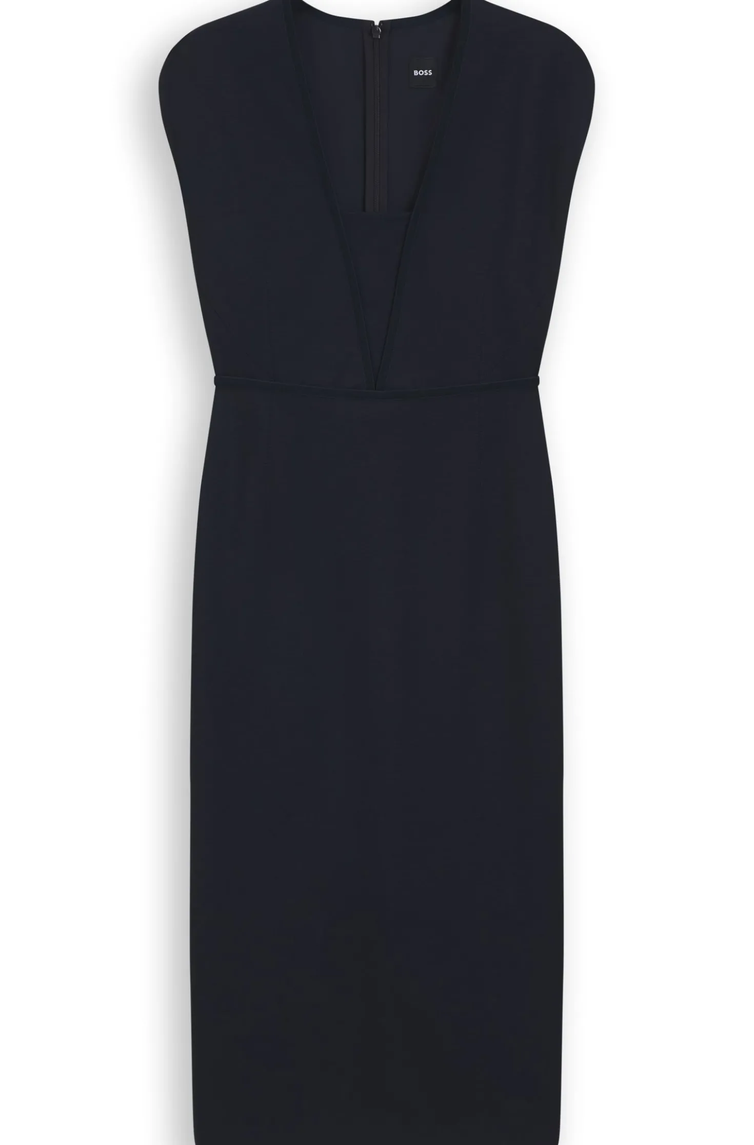 Bodycon-Kleid mit Grosgrain-Besätzen