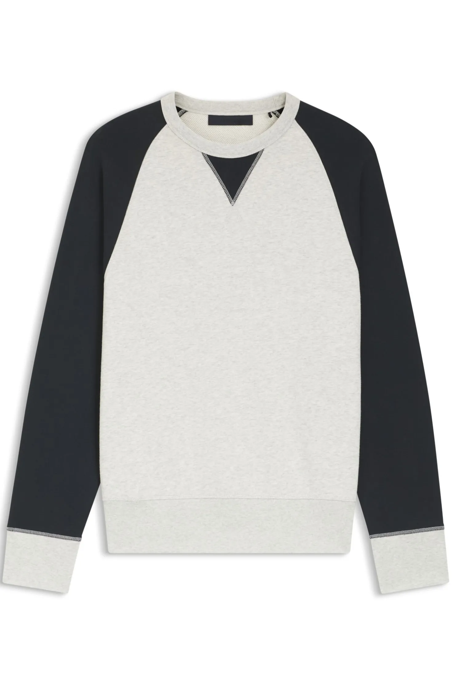 BOSS BY BECKHAM Pullover aus Baumwolle mit Colour-Blocking