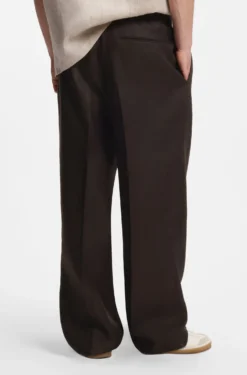 BOSS BY BECKHAM Relaxed-Fit Hose aus Leinen