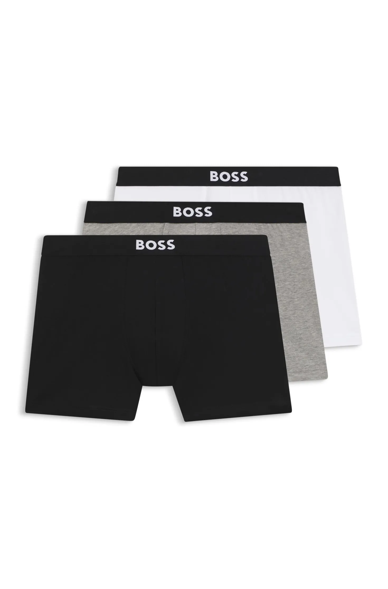 BOSS ONE Dreierpack Boxershorts mit Logo-Bund
