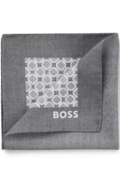 BOSS ONE Einstecktuch aus Seide mit Digitaldruck