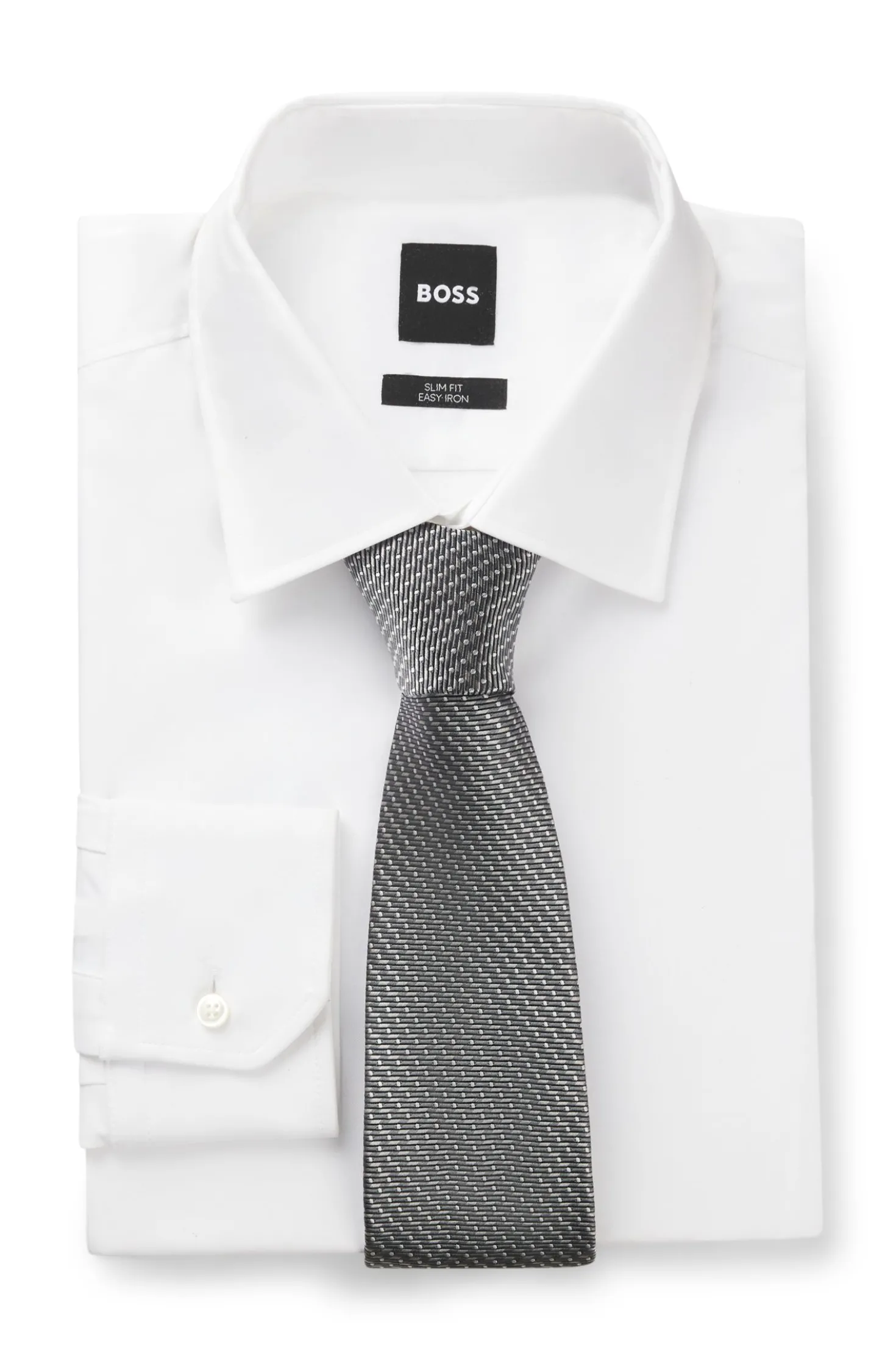 BOSS ONE Krawatte aus Seide mit Jacquard-Muster