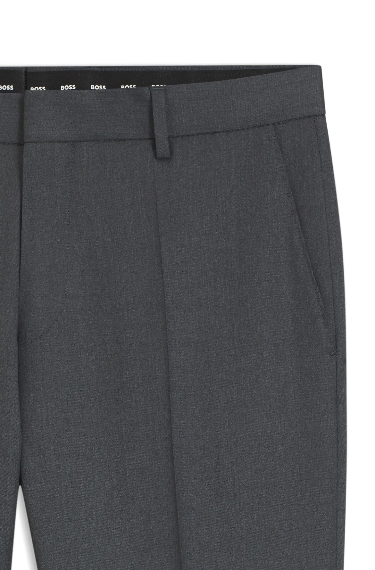 BOSS ONE Slim-Fit Hose aus Schurwoll-Serge