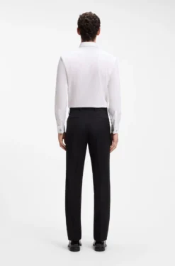 BOSS ONE Slim-Fit Hose aus Schurwoll-Serge
