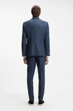 BOSS ONE Slim-Fit Sakko aus Wolle, Seide und Leinen