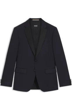 BOSS ONE Slim-Fit Smoking-Jackett aus Schurwoll-Serge