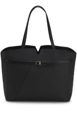 BOSS Revers Tote Bag aus Leder mit Gürtel-Detail