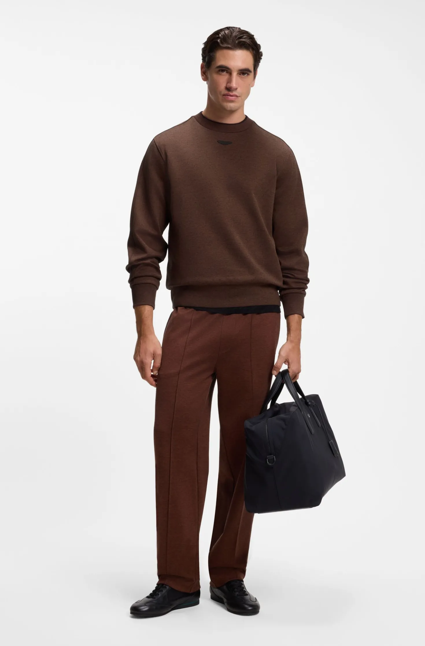 BOSS x ASTON MARTIN Sweatshirt aus Baumwolle