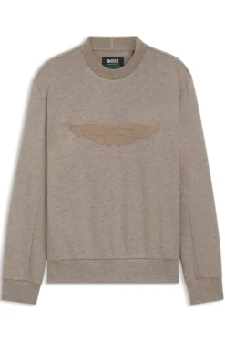 BOSS x ASTON MARTIN Sweatshirt mit Flügel-Detail