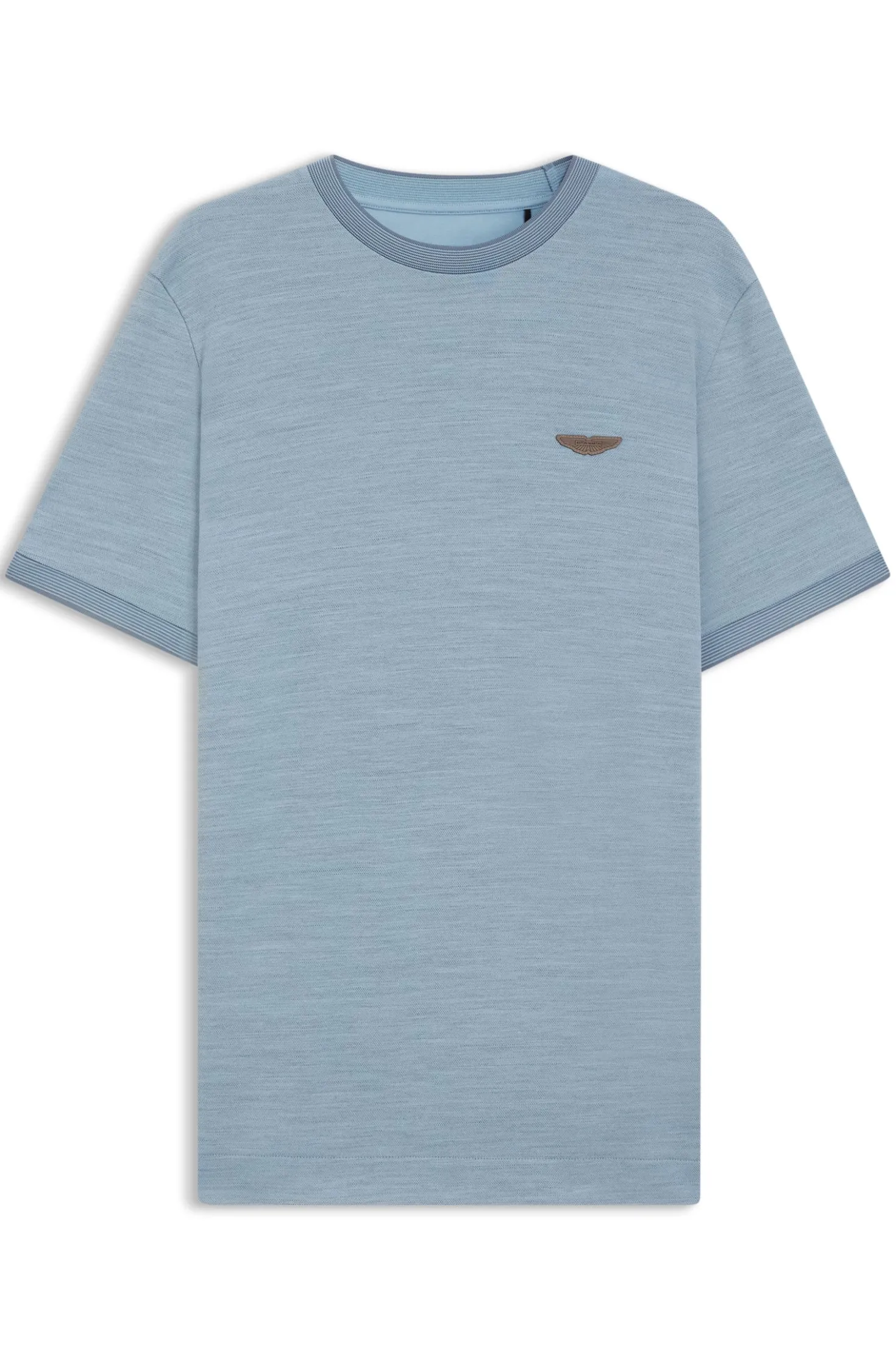 BOSS x ASTON MARTIN T-Shirt aus Wolle-Baumwoll-Jacquard