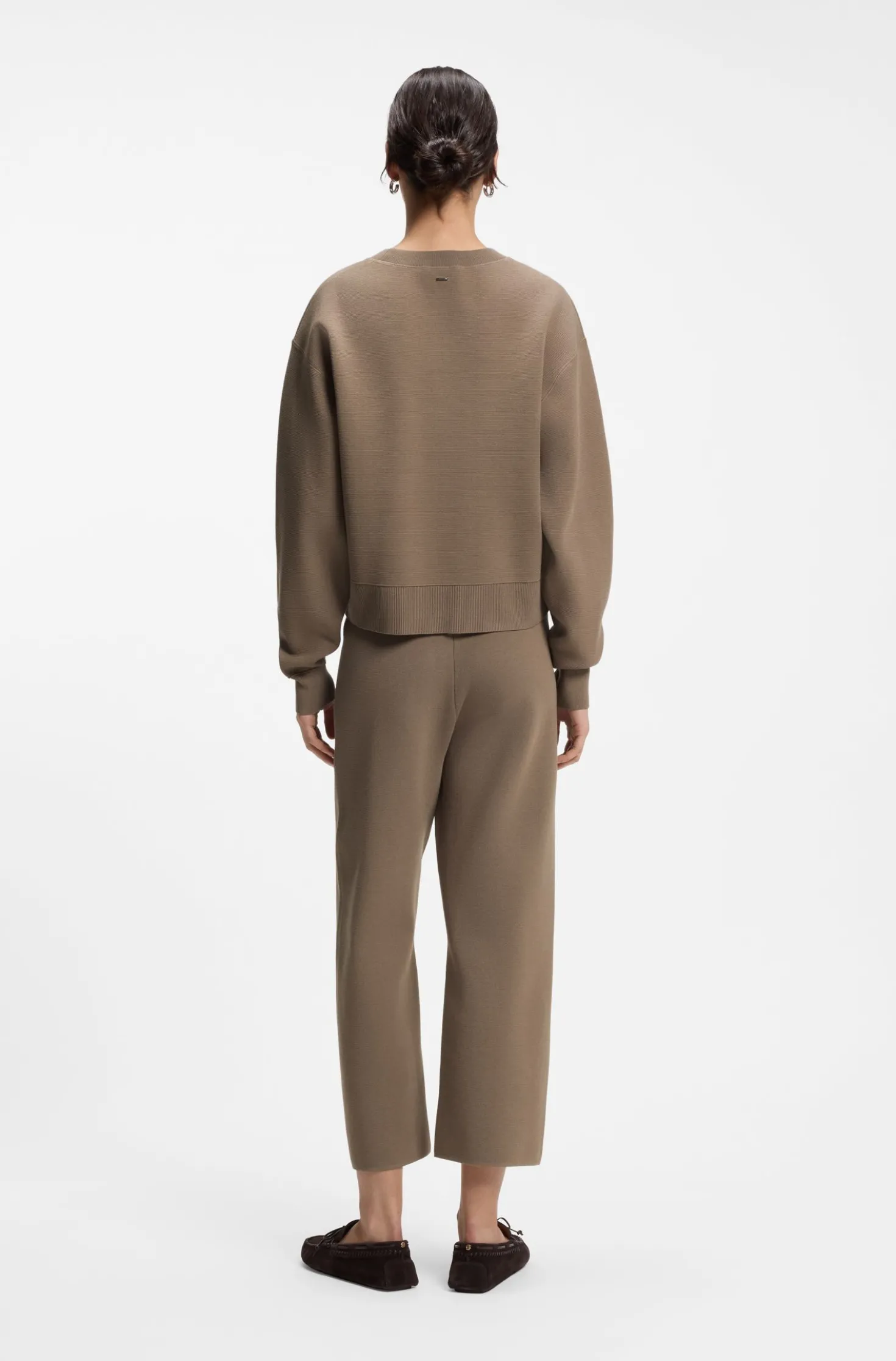 Boxy-Fit Pullover mit Stretch-Anteil