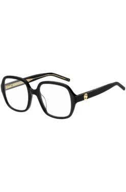 Brillenfassung aus schwarzem Acetat mit Double-B-Monogramm