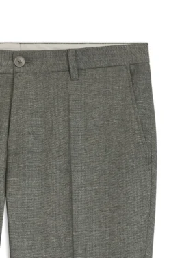 Business-Hose aus filigran gemustertem Stretch-Gewebe
