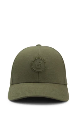 Cap aus Baumwoll-Canvas mit Double-B-Monogramm-Badge