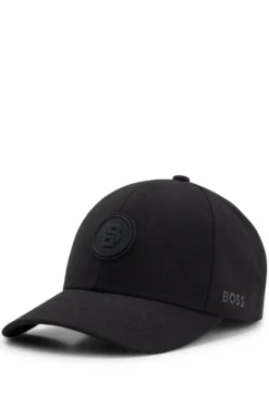 Cap aus Baumwoll-Canvas mit Double-B-Monogramm-Badge