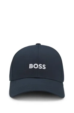 Cap aus Baumwoll-Twill mit Logo-Stickerei