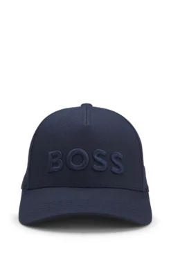 Cap aus Baumwoll-Twill mit Logo-Stickerei