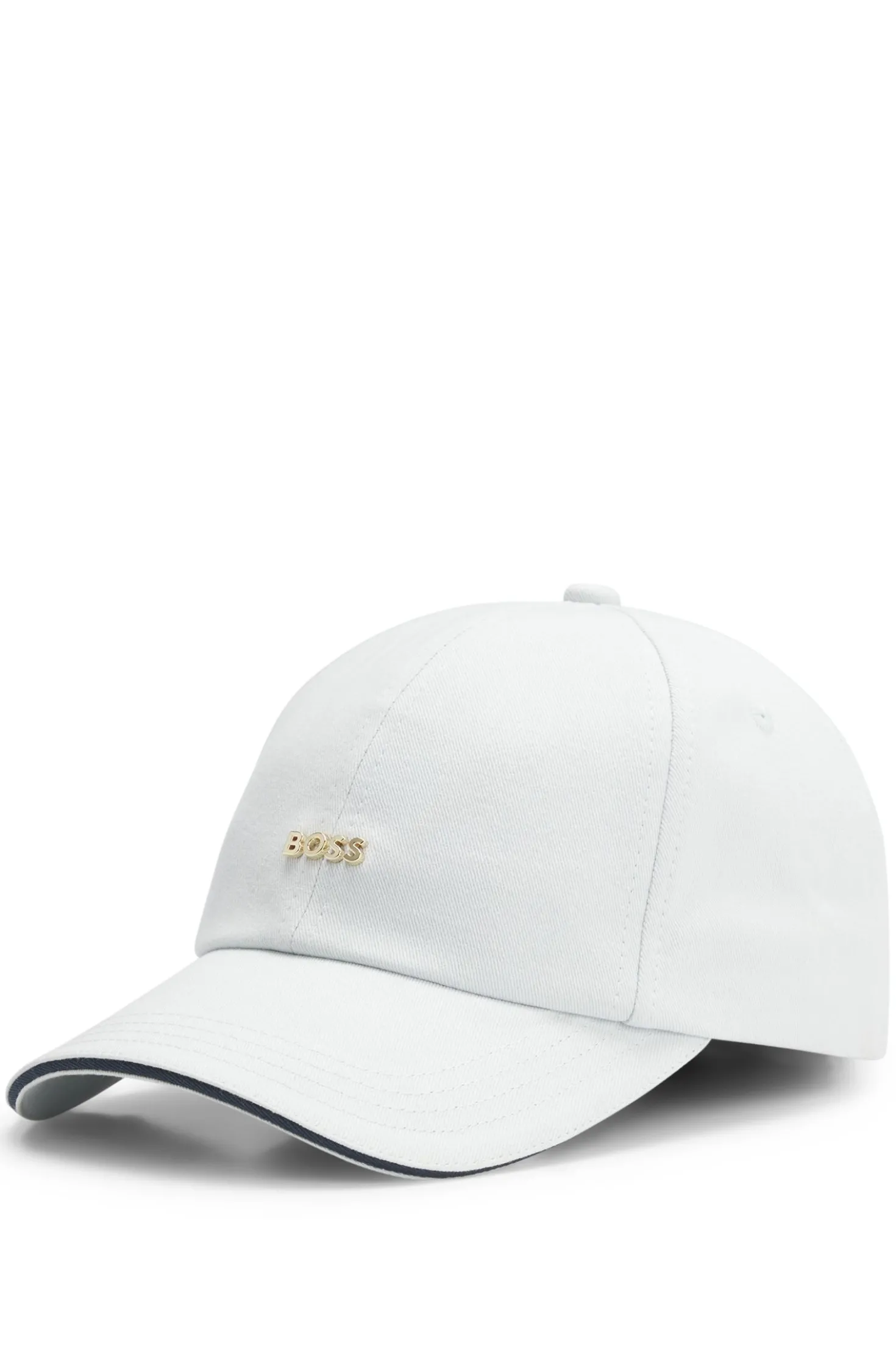 Cap aus Baumwoll-Twill mit Metall-Logo