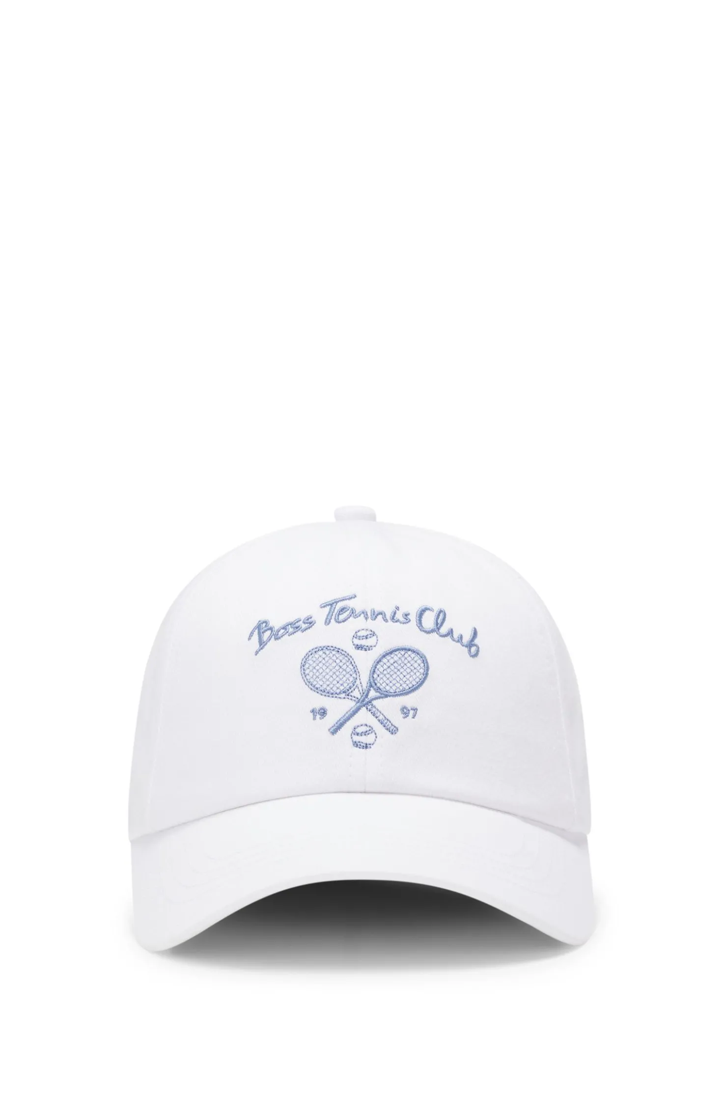 Cap aus Baumwoll-Twill mit Tennis-Artwork