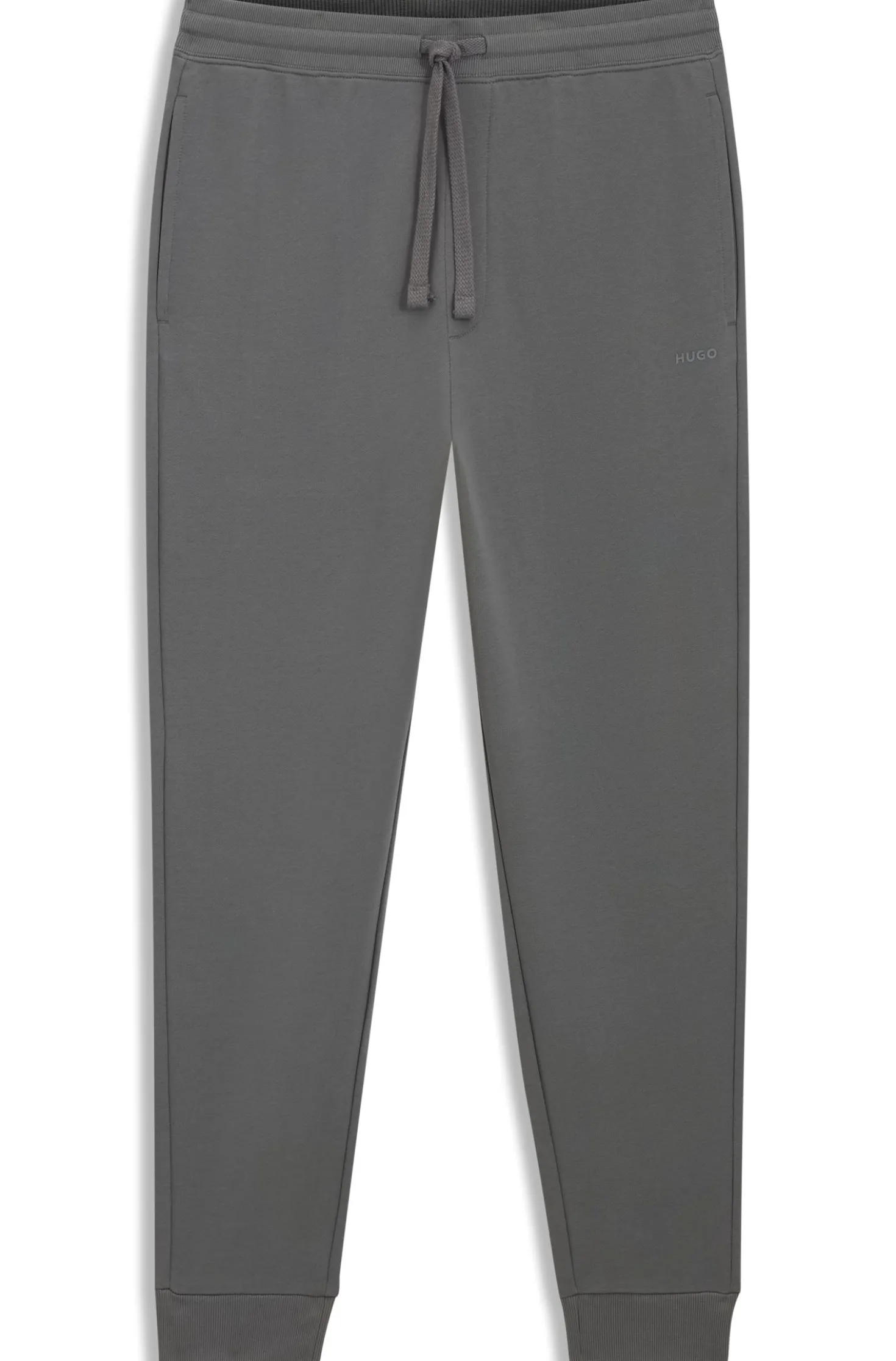 Casual-Hose aus Baumwolle mit elastischen Bündchen