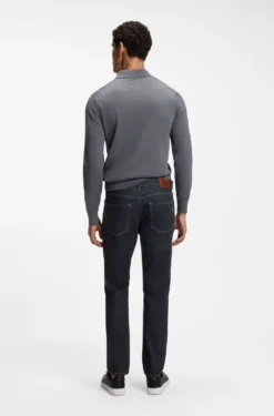 Delaware Slim-Fit Jeans aus dunkelblauem Denim