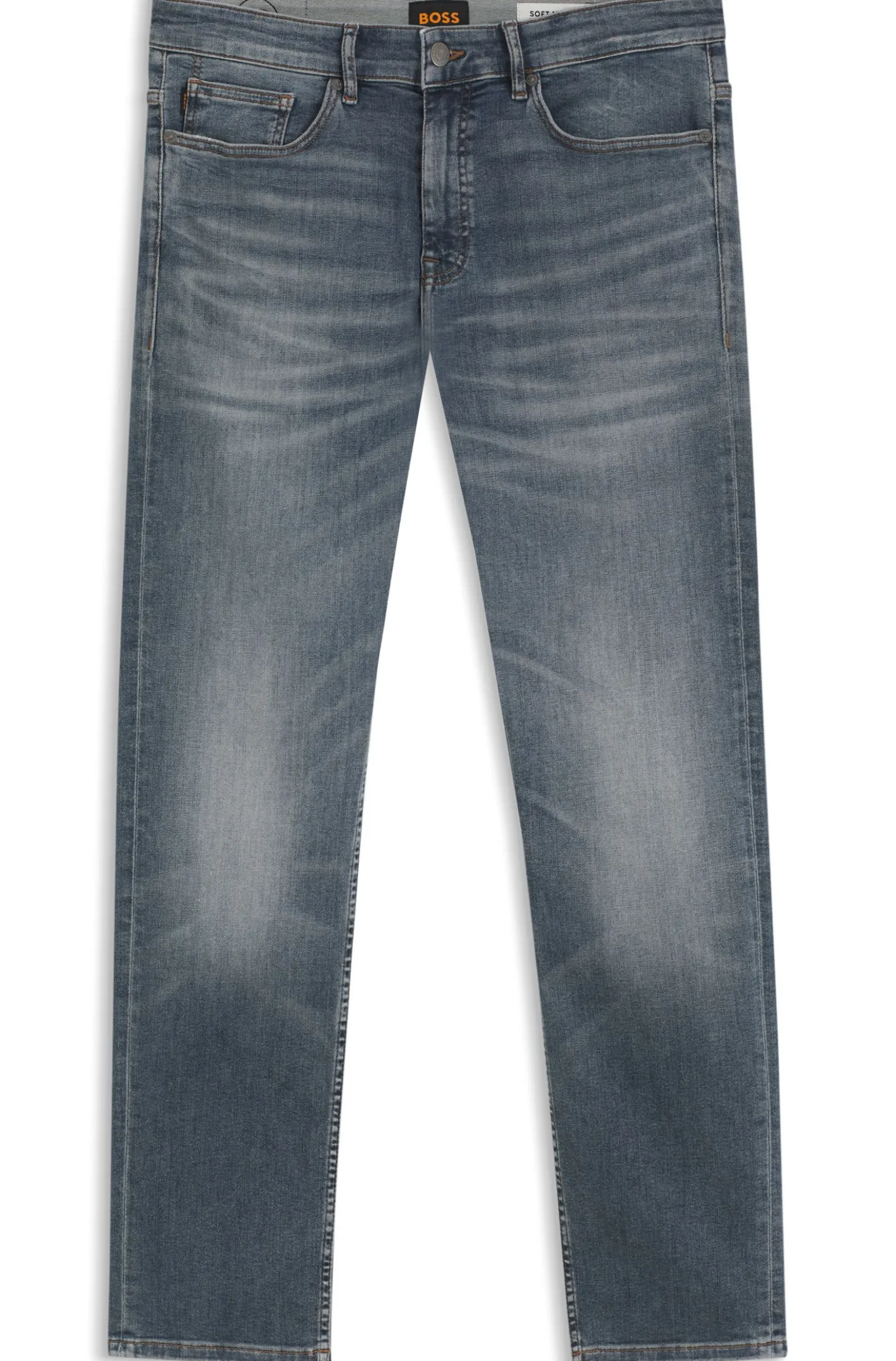 Delaware Slim-Fit Jeans aus elastischem Baumwoll-Denim