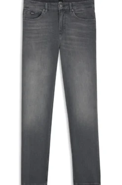 Delaware Slim-Fit Jeans aus grauem Stretch-Denim